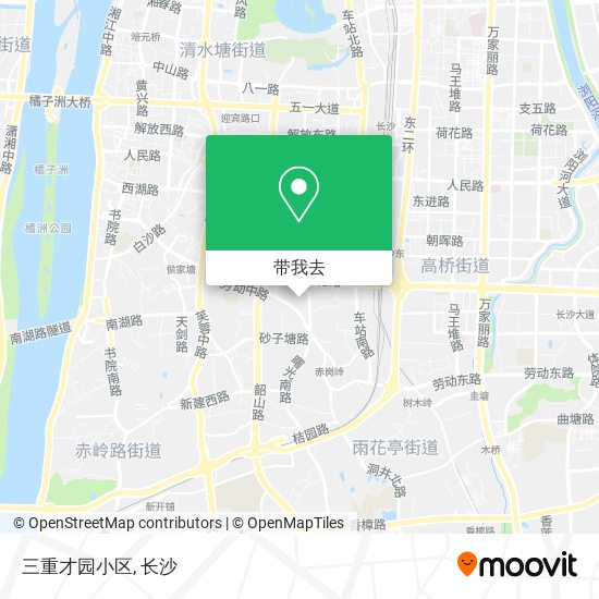 三重才园小区地图