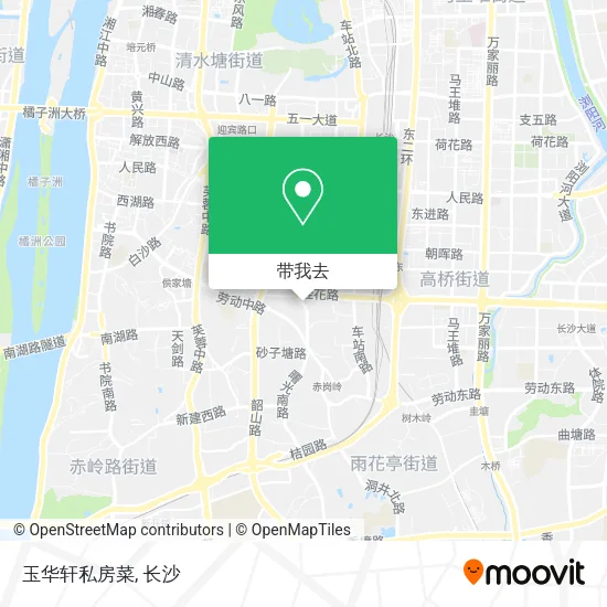 玉华轩私房菜地图