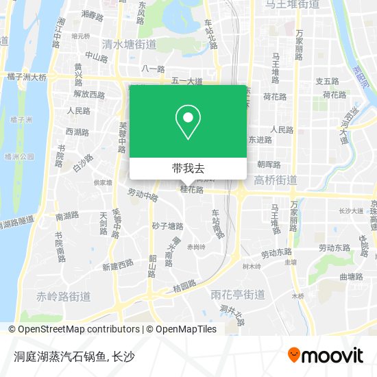 洞庭湖蒸汽石锅鱼地图