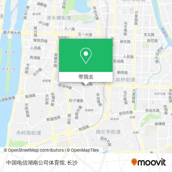 中国电信湖南公司体育馆地图