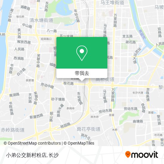 小弟公交新村粉店地图