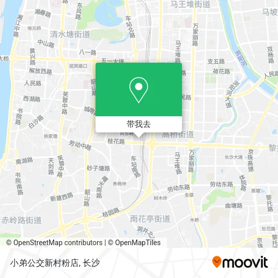 小弟公交新村粉店地图