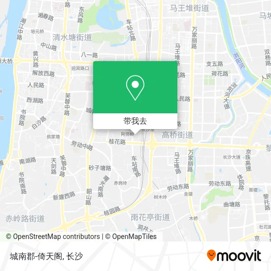 城南郡-倚天阁地图