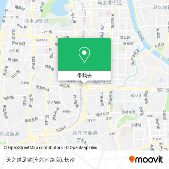 天之道足浴(车站南路店)地图