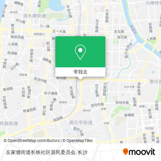 左家塘街道长铁社区居民委员会地图