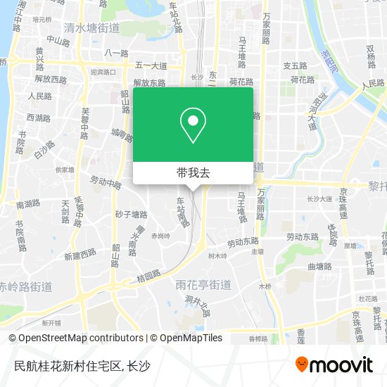 民航桂花新村住宅区地图