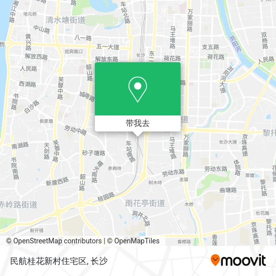 民航桂花新村住宅区地图