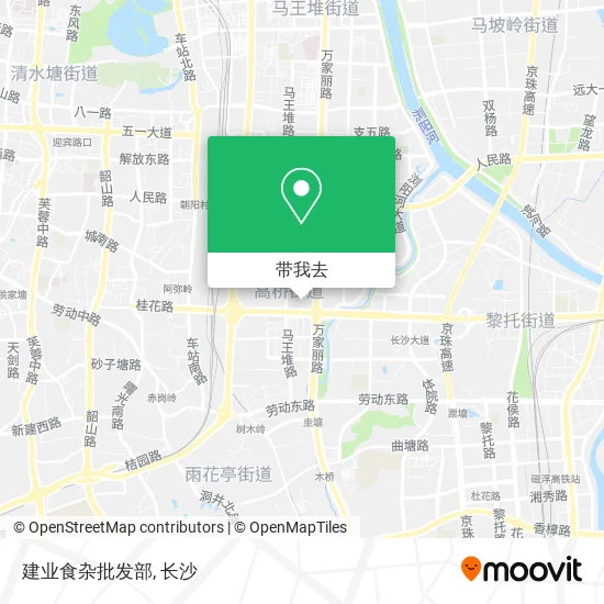 建业食杂批发部地图