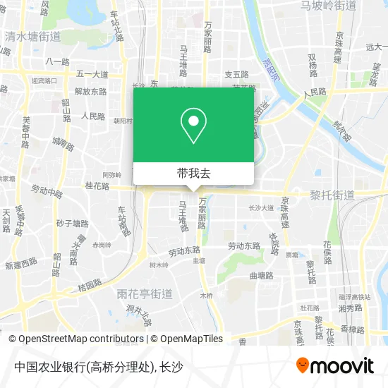 中国农业银行(高桥分理处)地图