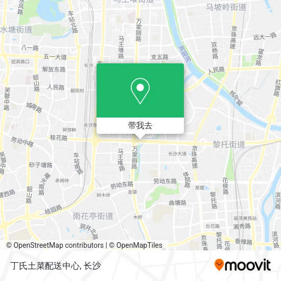 丁氏土菜配送中心地图