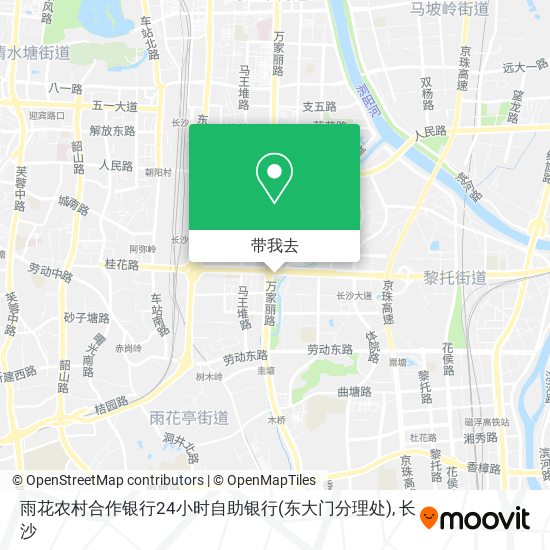 雨花农村合作银行24小时自助银行(东大门分理处)地图