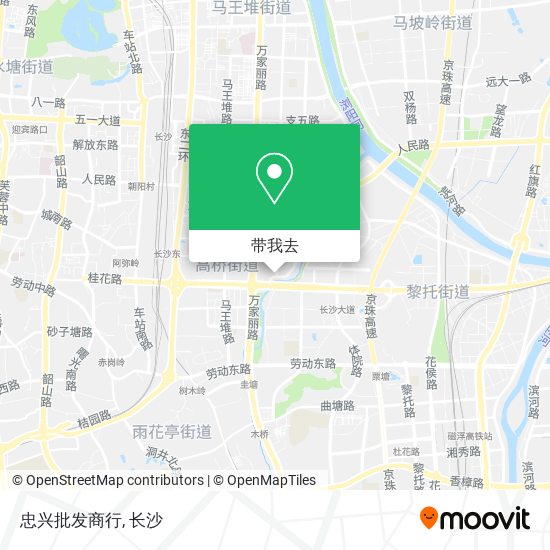 忠兴批发商行地图