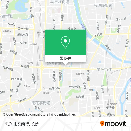 忠兴批发商行地图