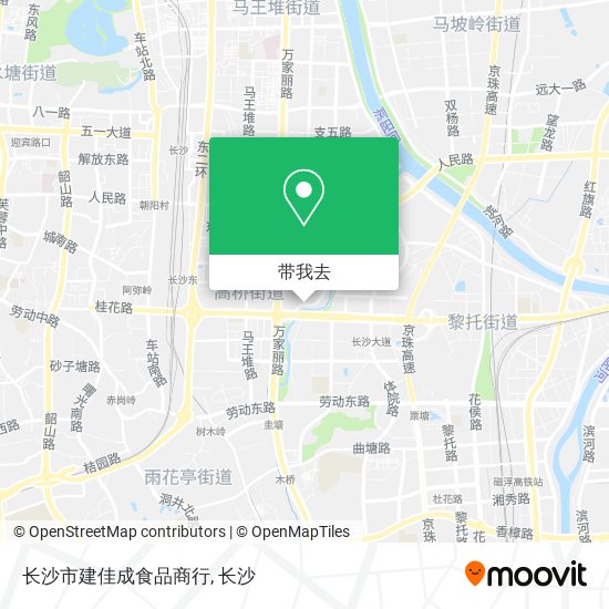 长沙市建佳成食品商行地图