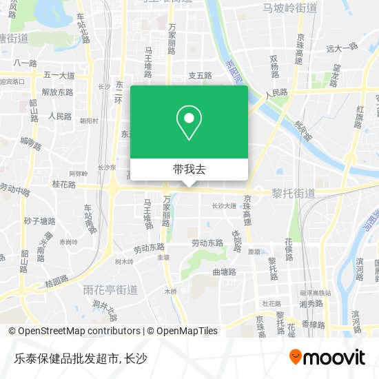 乐泰保健品批发超市地图