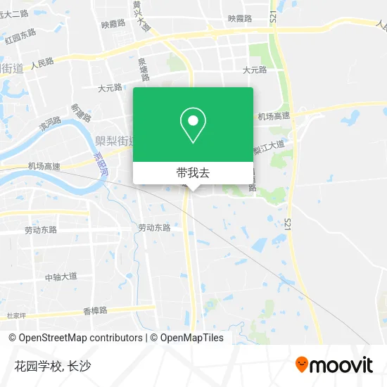 花园学校地图