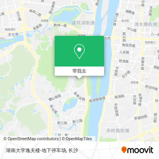 湖南大学逸夫楼-地下停车场地图