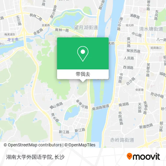 湖南大学外国语学院地图