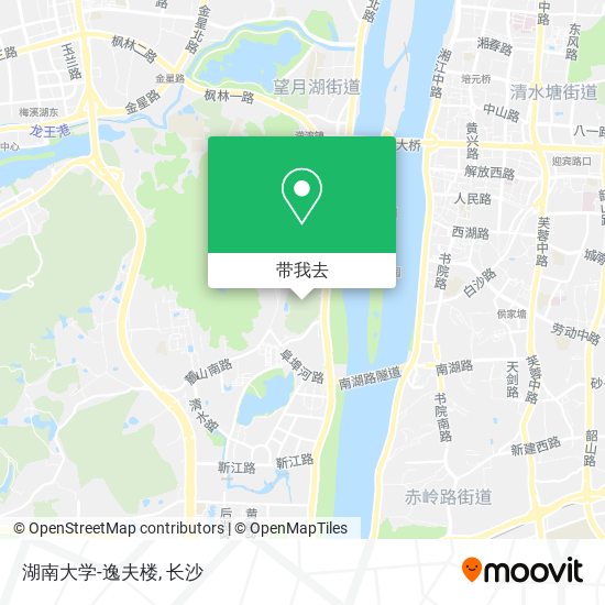 湖南大学-逸夫楼地图