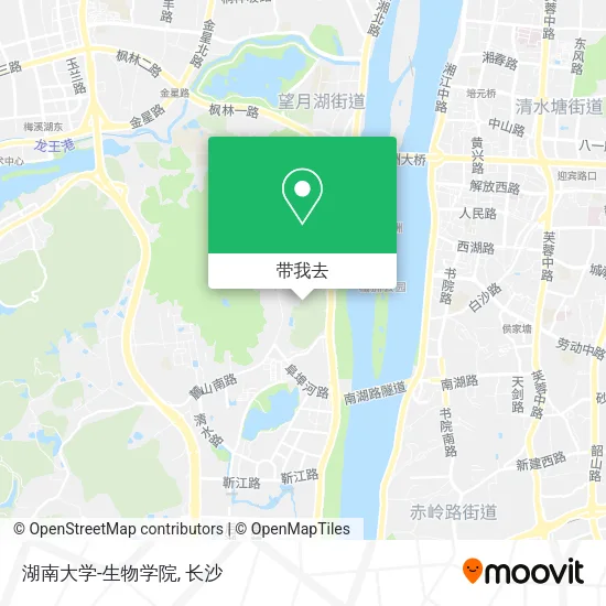 湖南大学-生物学院地图
