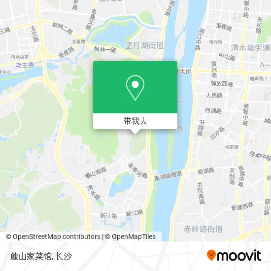 麓山家菜馆地图