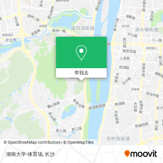 湖南大学-体育场地图