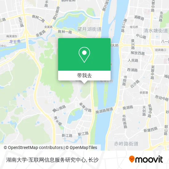 湖南大学-互联网信息服务研究中心地图
