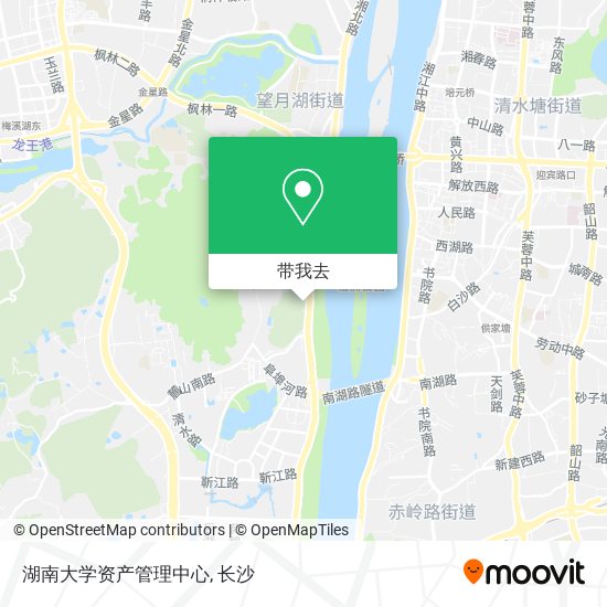 湖南大学资产管理中心地图