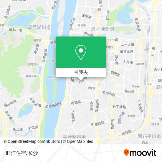 旺江住宿地图