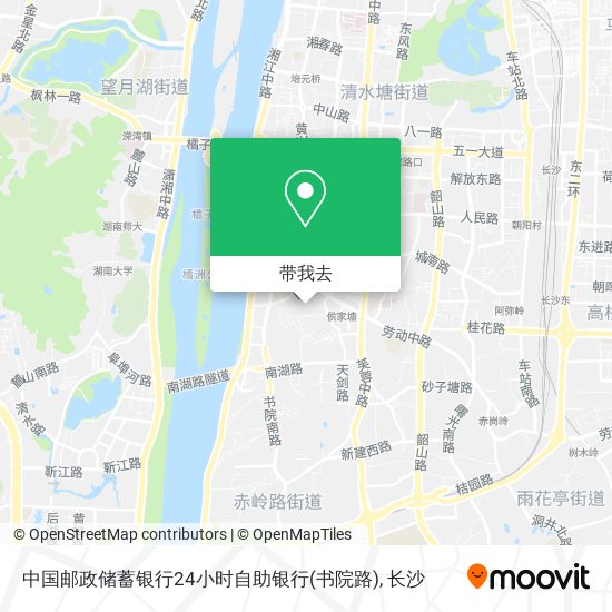 中国邮政储蓄银行24小时自助银行(书院路)地图