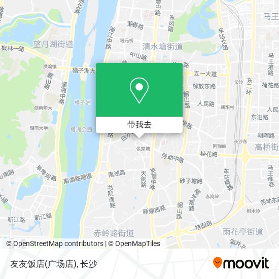 友友饭店(广场店)地图