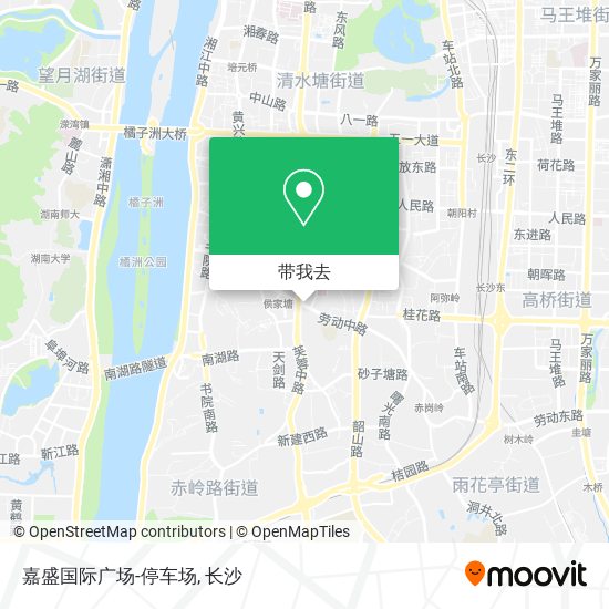 嘉盛国际广场-停车场地图