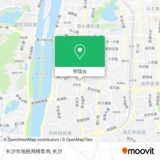 长沙市地税局稽查局地图