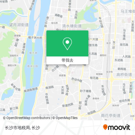 长沙市地税局地图