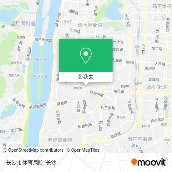 长沙市体育局院地图
