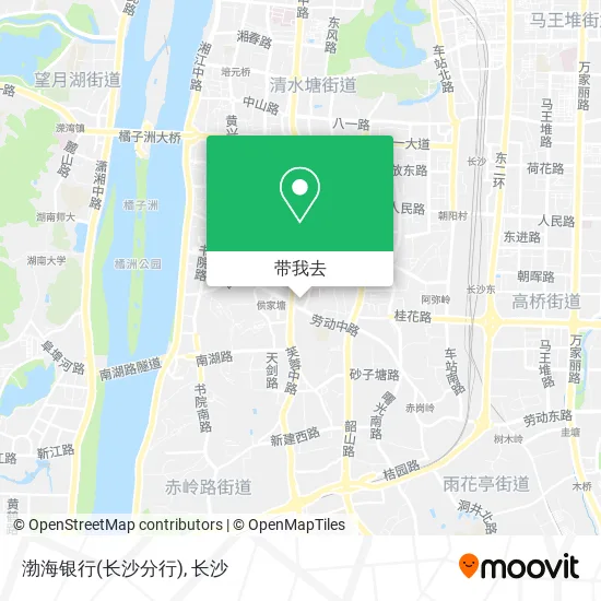 渤海银行(长沙分行)地图