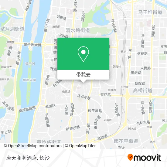 摩天商务酒店地图