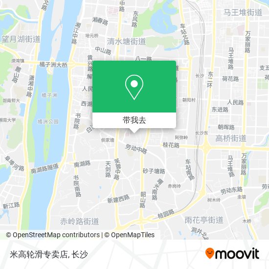 米高轮滑专卖店地图