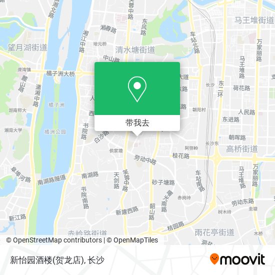 新怡园酒楼(贺龙店)地图