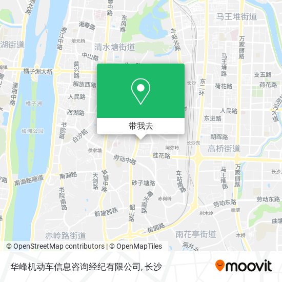 华峰机动车信息咨询经纪有限公司地图
