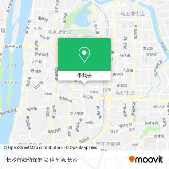 长沙市妇幼保健院-停车场地图