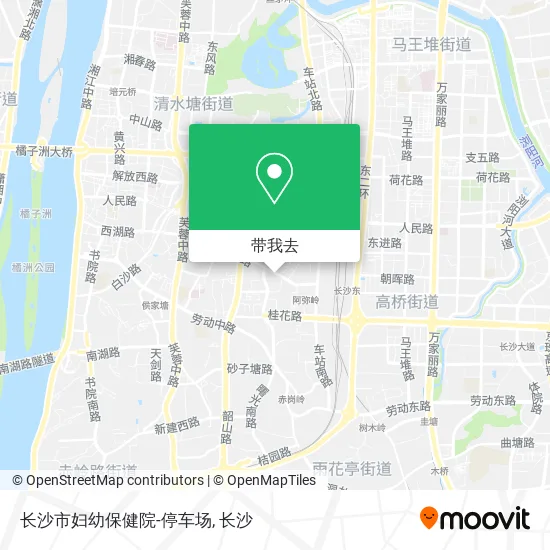 长沙市妇幼保健院-停车场地图