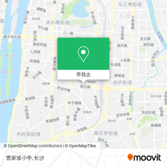 曹家坡小学地图