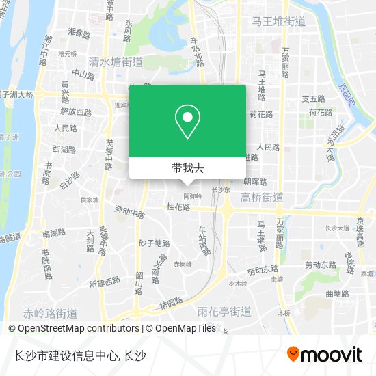 长沙市建设信息中心地图