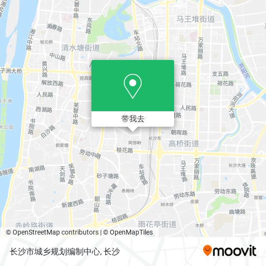 长沙市城乡规划编制中心地图