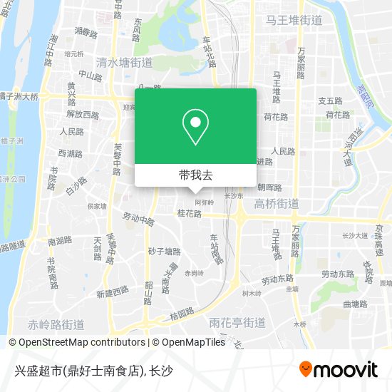 兴盛超市(鼎好士南食店)地图