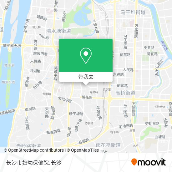 长沙市妇幼保健院地图