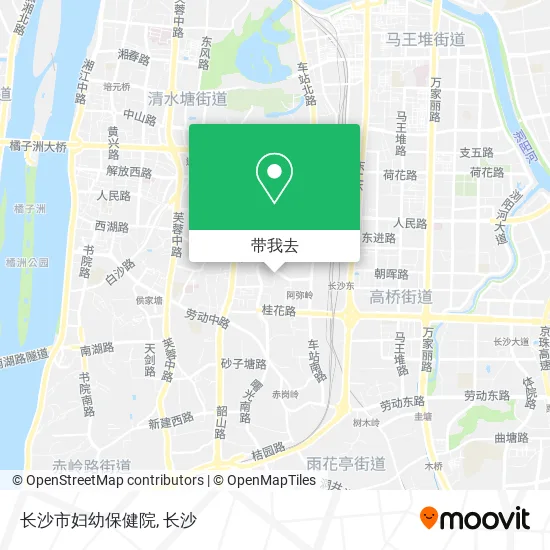 长沙市妇幼保健院地图