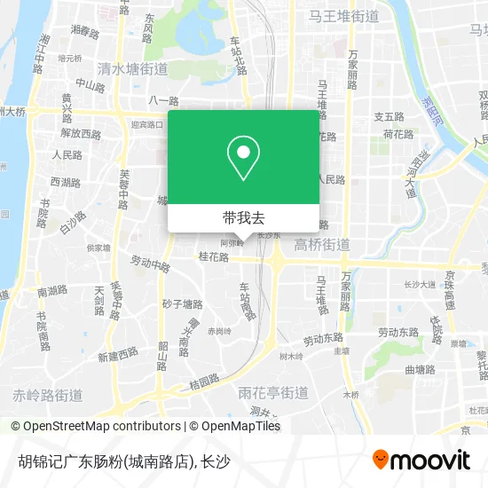 胡锦记广东肠粉(城南路店)地图