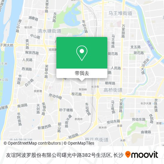 友谊阿波罗股份有限公司曙光中路382号生活区地图